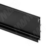 GOLIGHT Универсальная профиль-ручка для среднего ящика, под три светодиодные ленты, черный матовый (краска), L-4100мм