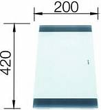 BLANCO Разделочная доска ZEROX безопасное стекло 420 х 200 мм
