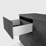 LS BOX комплект ящика 550 мм, цвет белый (боковины h173 мм с направляющими открывания от нажатия)